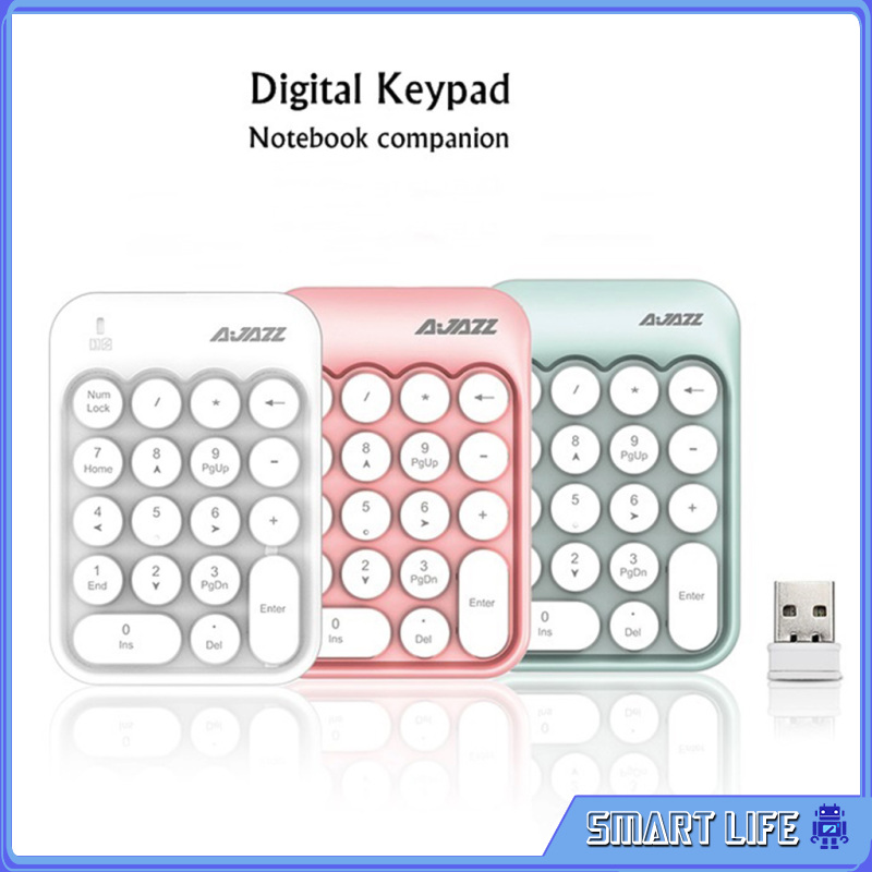 Bàn Phím Số Mini Không Dây 18 Phím | BigBuy360 - bigbuy360.vn