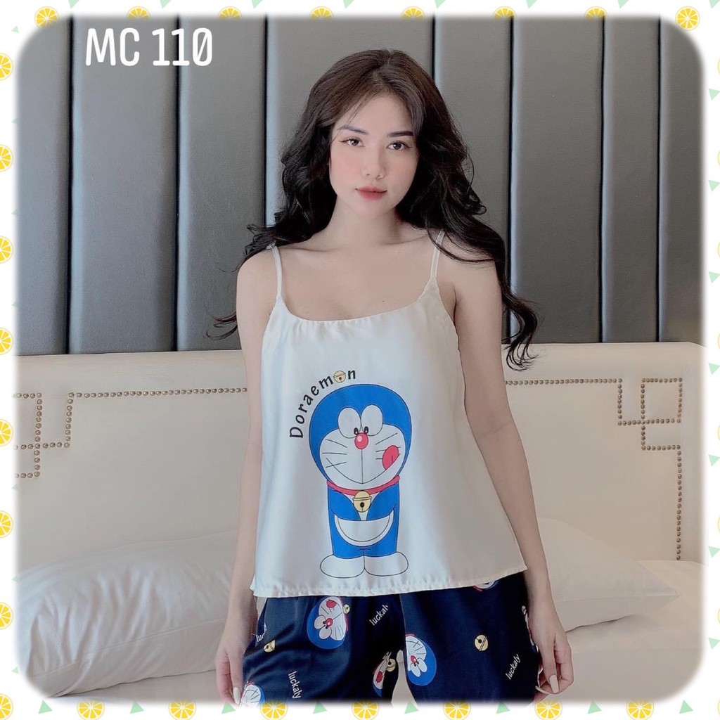 [SIÊU HOT]Bộ ngủ lụa 🏵️CAO CẤP🏵️ bộ hai dây chất Lụa LATIN CAO CẤP, xinh xắn, giá bao toàn thị trường, có sỉ♥️