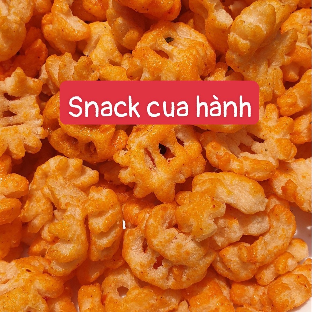 500Gr Bánh Snack Cua Mắm Hành Giòn Ngon