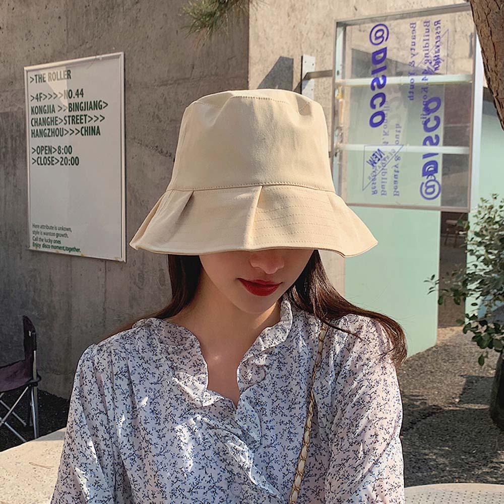 Nón Bucket Chất Liệu Cotton Thời Trang Mùa Hè Cho Nam Nữ