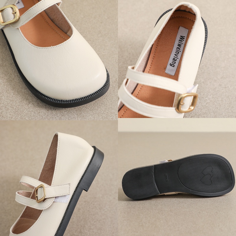 Giày Mary Jane Đế Mềm Phong Cách Thời Trang Nhật Hàn Dành Cho Nữ Có Size 34-42