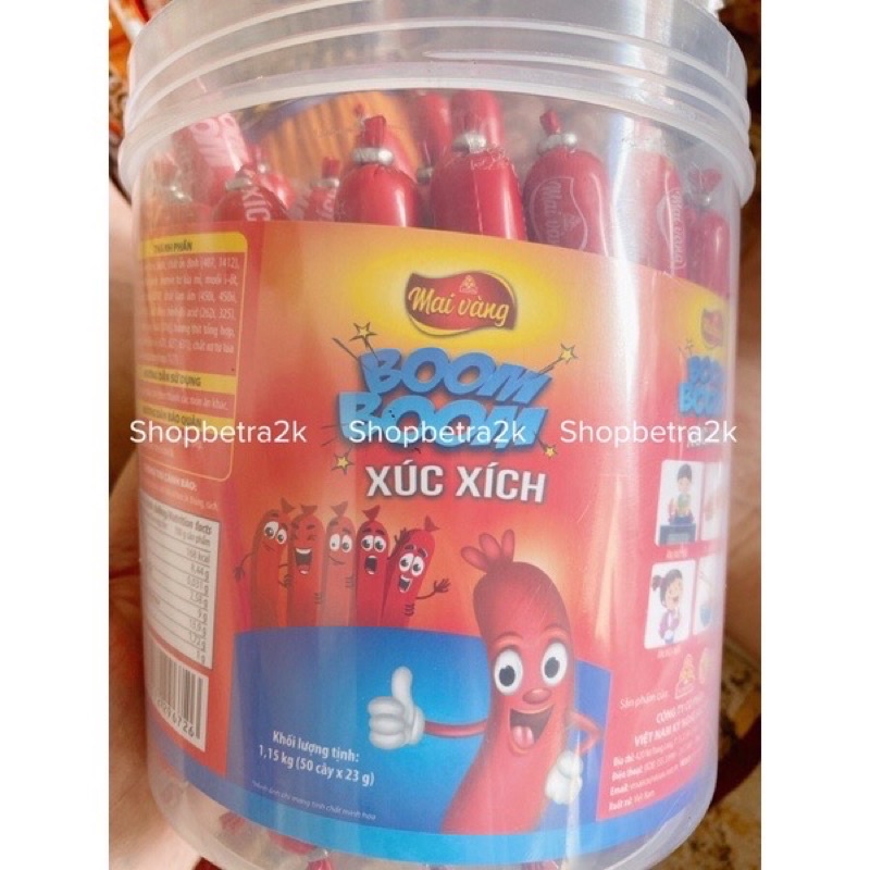Xúc xich ăn liền-mai vàng,