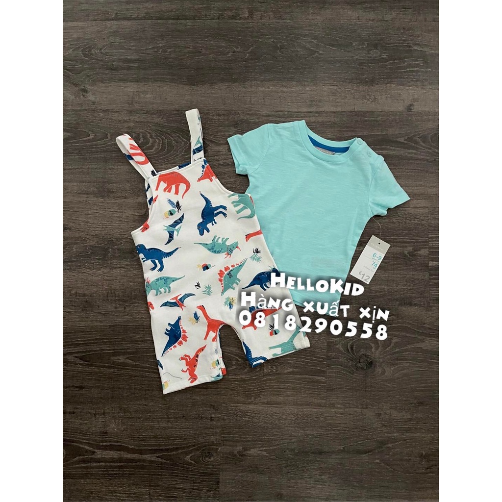 B156 - Bộ set yếm kèm áo thun cho bé