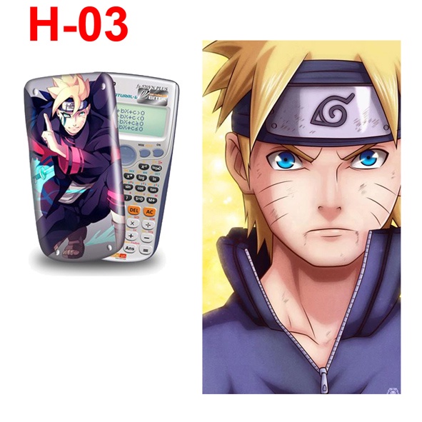 Dán máy tính casio Anime NAruto (nhiều mẫu đẹp)