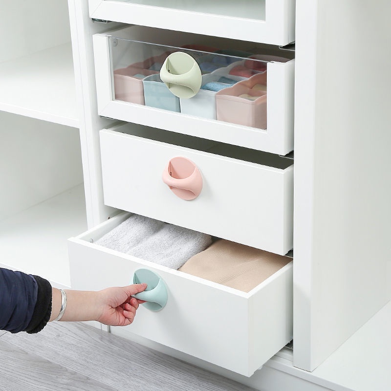 Móc dính CỬA TỦ tròn giúp mở ngăn kéo dễ dàng, tiện lợi ( 1 chiếc)