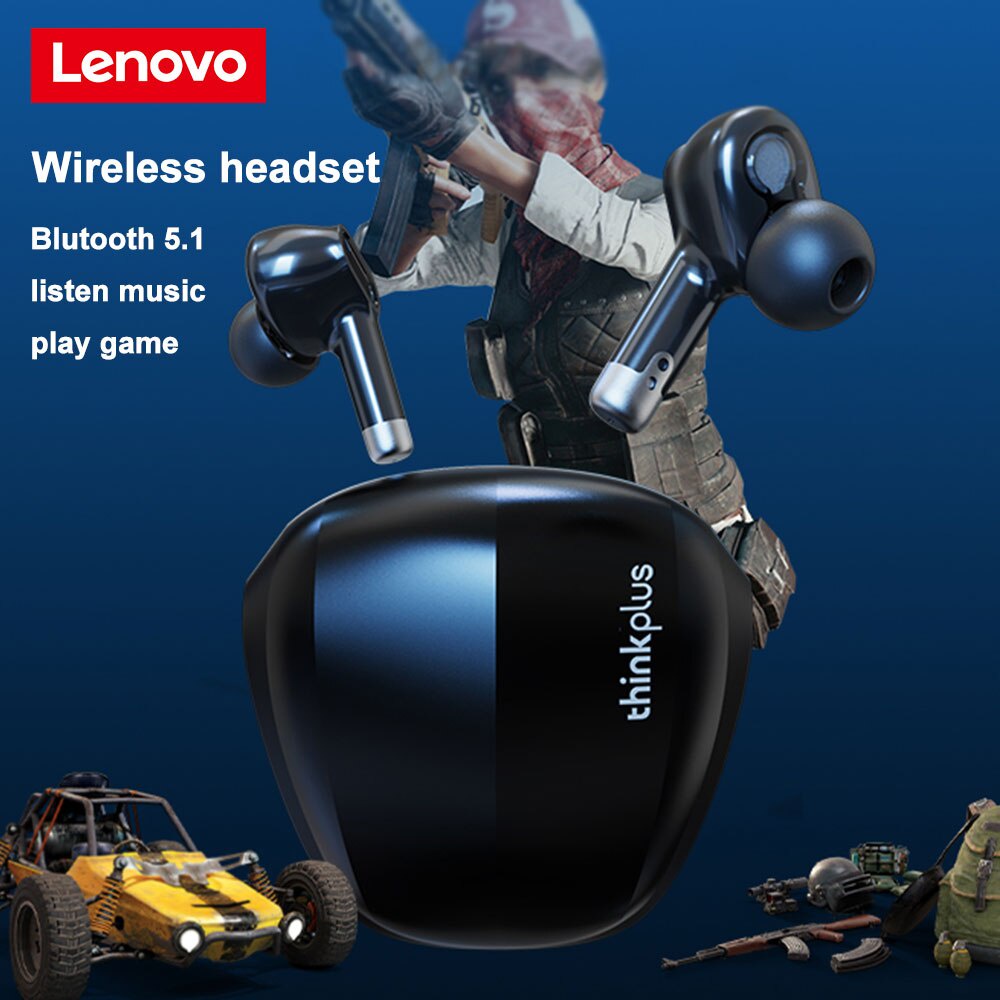 Tai Nghe Nhét Tai Không Dây Bluetooth 5.3 Có Mic Cho Lenovo GM2 Pro