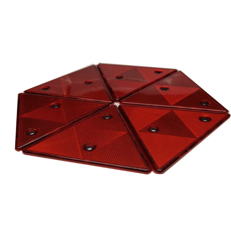 Aoto Đèn Phản Quang Hình Tam Giác Màu Đỏ Phản Quang Phù Hợp Cho Cổng Sau Xe Tải