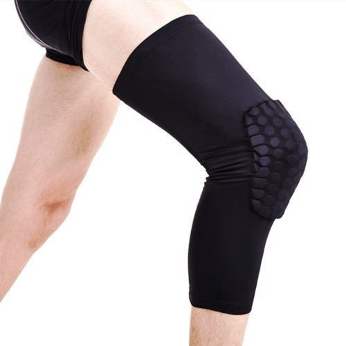 HGL♪1Pc Sports Knee Pads Football Basketball Leg Long Sleeve Kneepad Protector