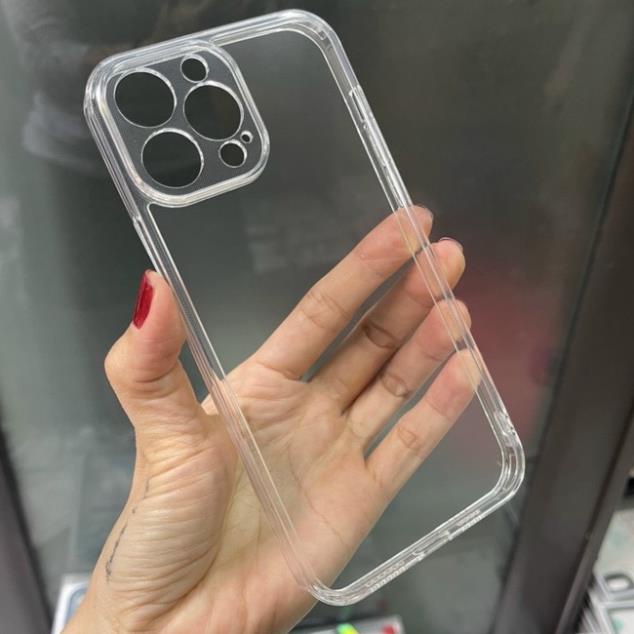 Ốp Likgus trong bảo vệ camera dành cho iPhone 13, 13 pro, 13 Pro Max Viền dẻo chống sốc lưng trong cứng không ố màu