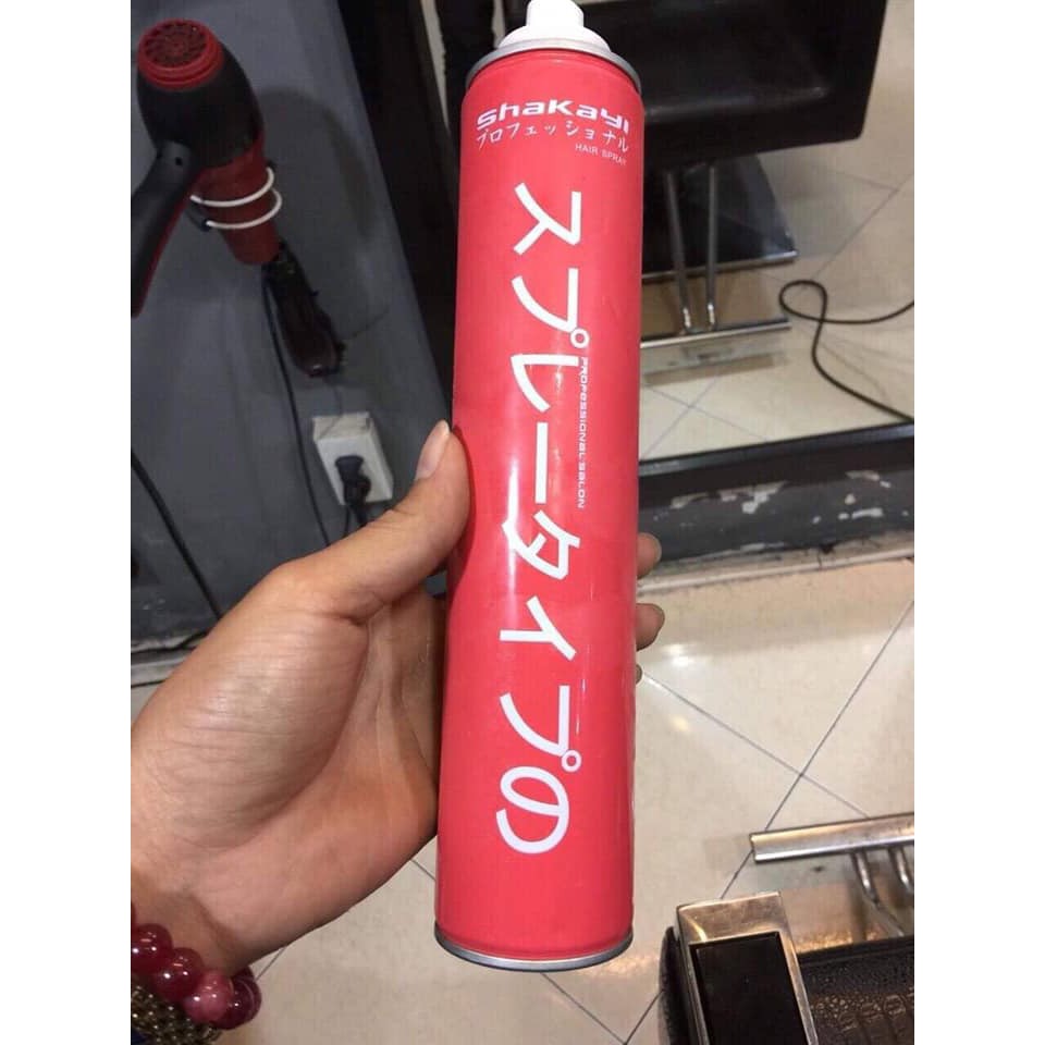 gôm xịt tóc chữ nhật