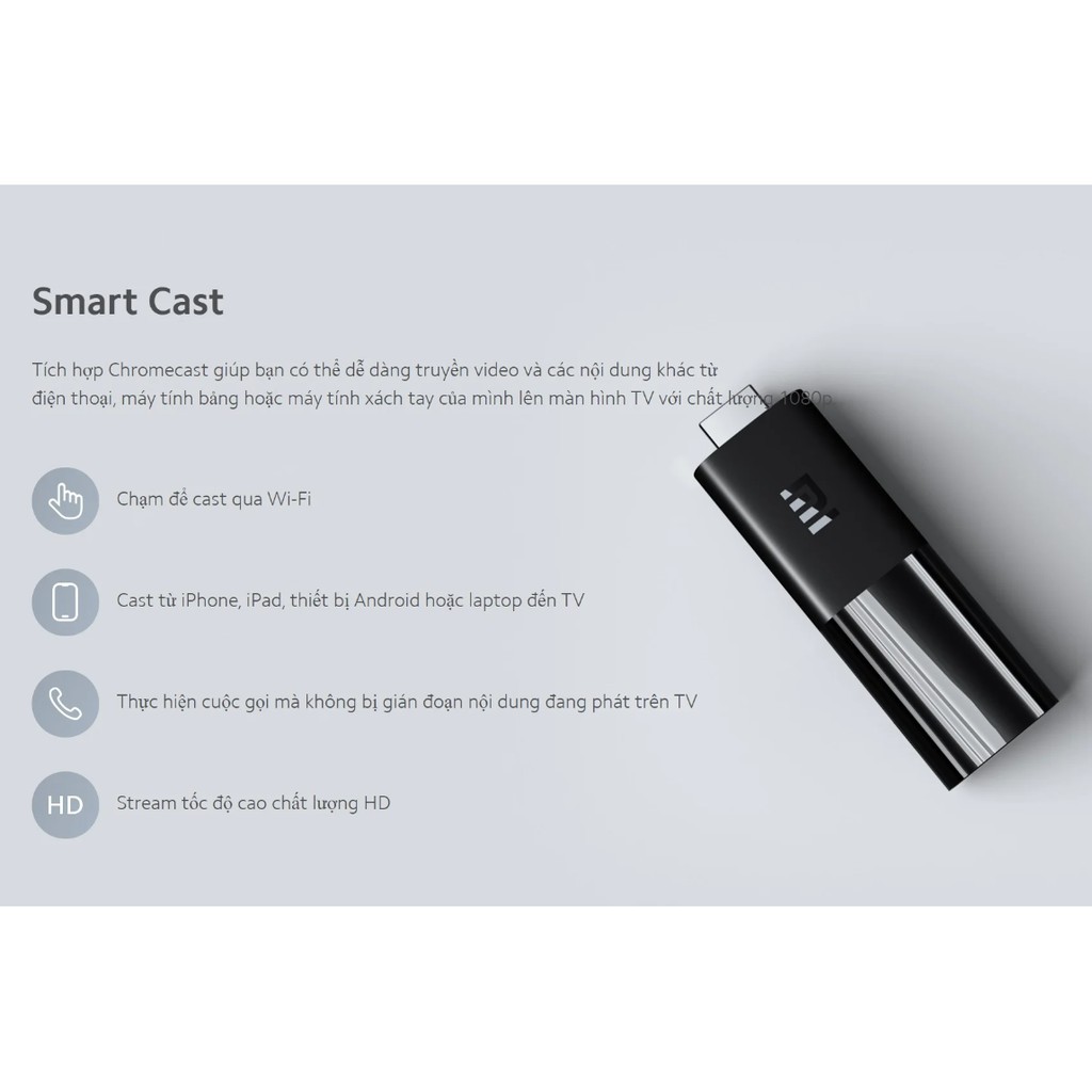 hmnggroceries.86[Mã SKAMA8 giảm 8% đơn 300K] Tivi box Xiaomi Mi TV Stick Bản Quốc Tế Tiếng Việt tìm kiếm giọng nói