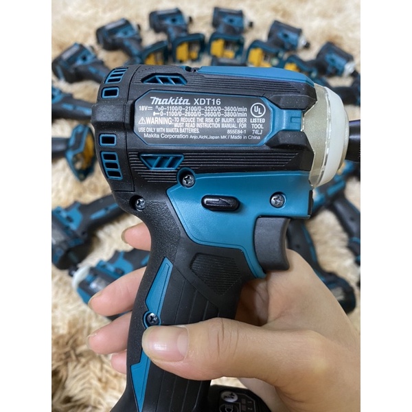 Máy bắt vít dùng pin Makita XDT16 hàng Usa