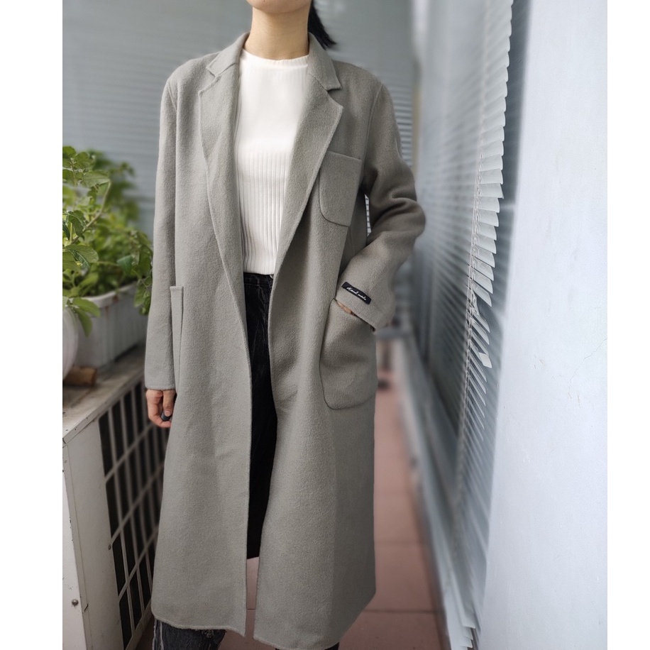 Áo khoác Măng tô Dạ Hàn second-hand, áo mangto, Trench coat - Đồ Si Bon MT32 | BigBuy360 - bigbuy360.vn