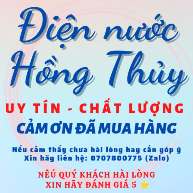Điện nước Hồng Thủy