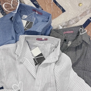 (ẢNH THẬT) Áo sơ mi kẻ caro nhí oversize Uzzang