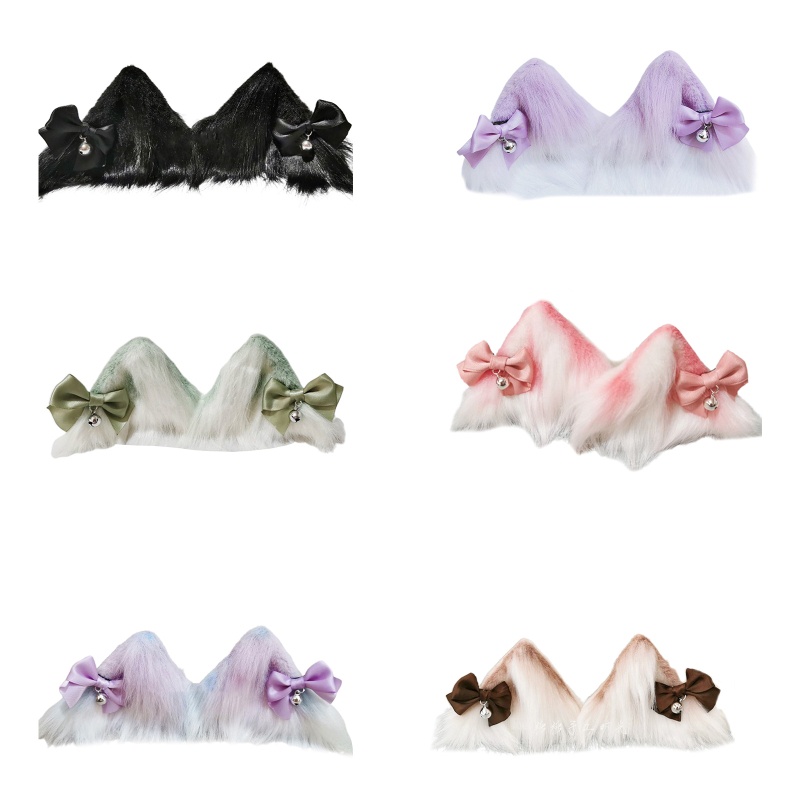 Kẹp Tóc Tai Mèo Nhiều Màu Sắc Phong Cách Lolita