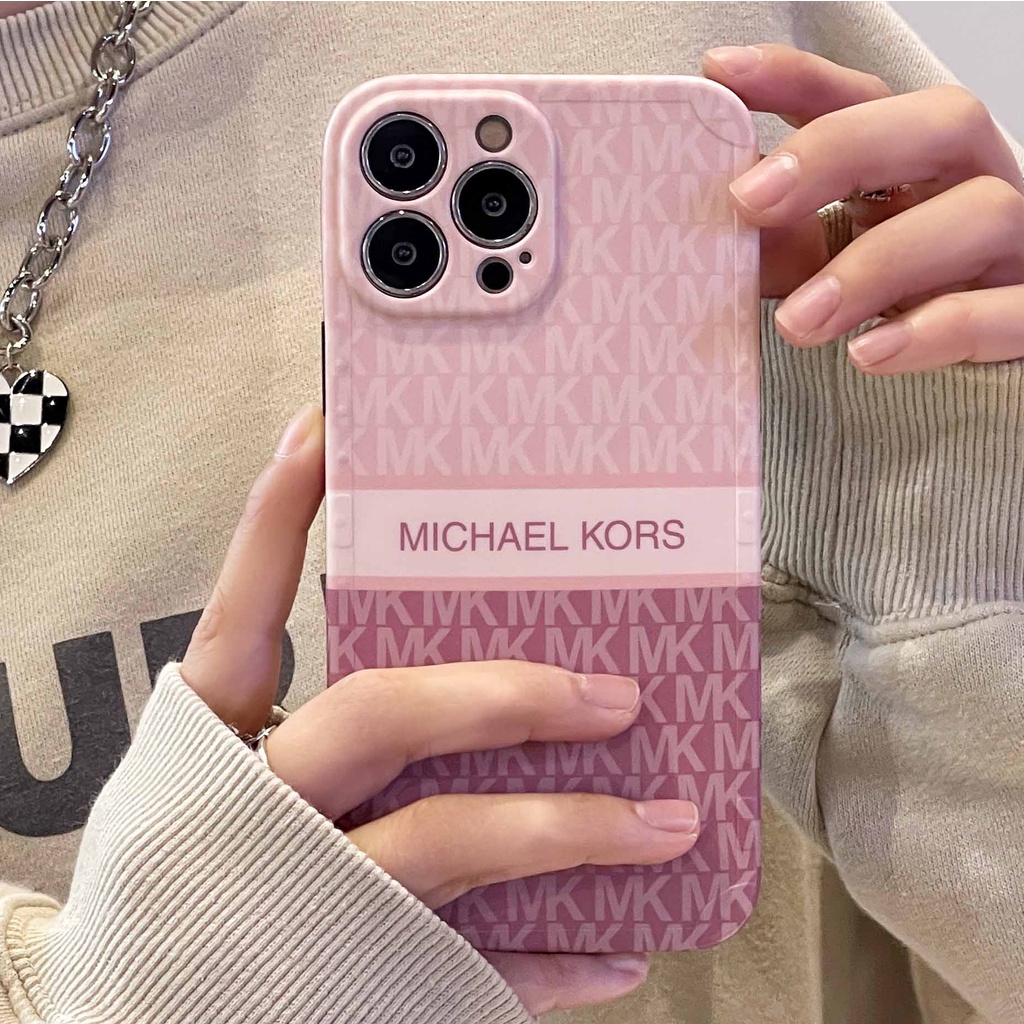 Ốp Điện Thoại Màu Hồng Thời Trang Cho iPhone 14 13pro max 12pro 11promax