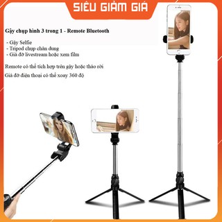 [NEW] Gậy Chụp Hình Gậy Selfie Giá Đỡ 3 Chân Livestream Đa Năng