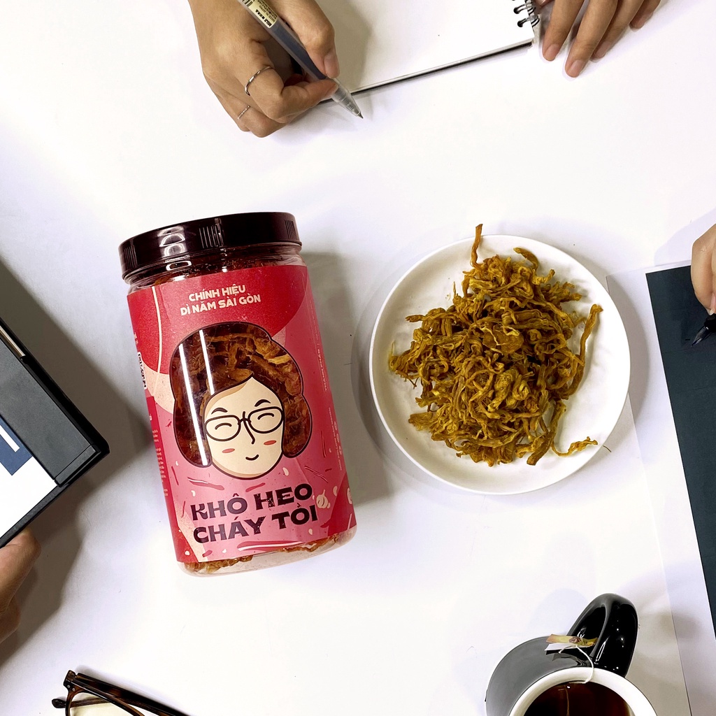 KHÔ HEO CHÁY TỎI cao cấp 300GR I DÌ NĂM SÀI GÒN I Ăn vặt ngon loại 1, chất lượng cao đảm bảo an toàn I CAY VỪA SIÊU NGON | BigBuy360 - bigbuy360.vn