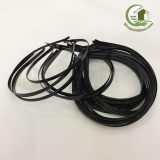 Bờm cài tóc bằng kẽm màu đen