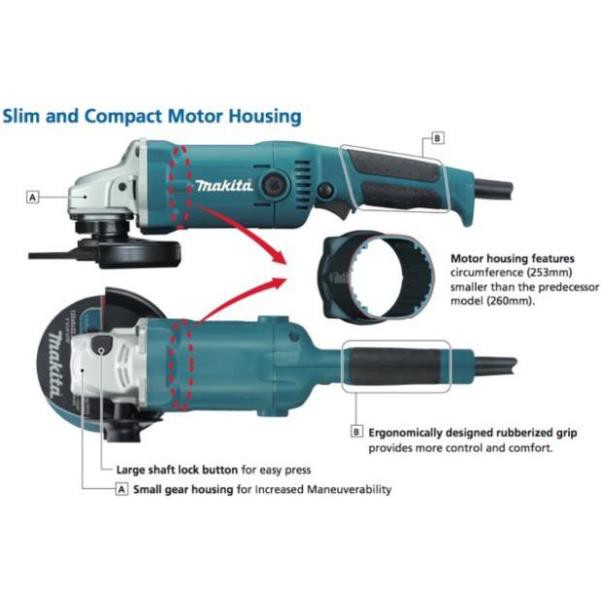 GA5010 Máy mài 125mm 1050w Makita ( Tay dài)