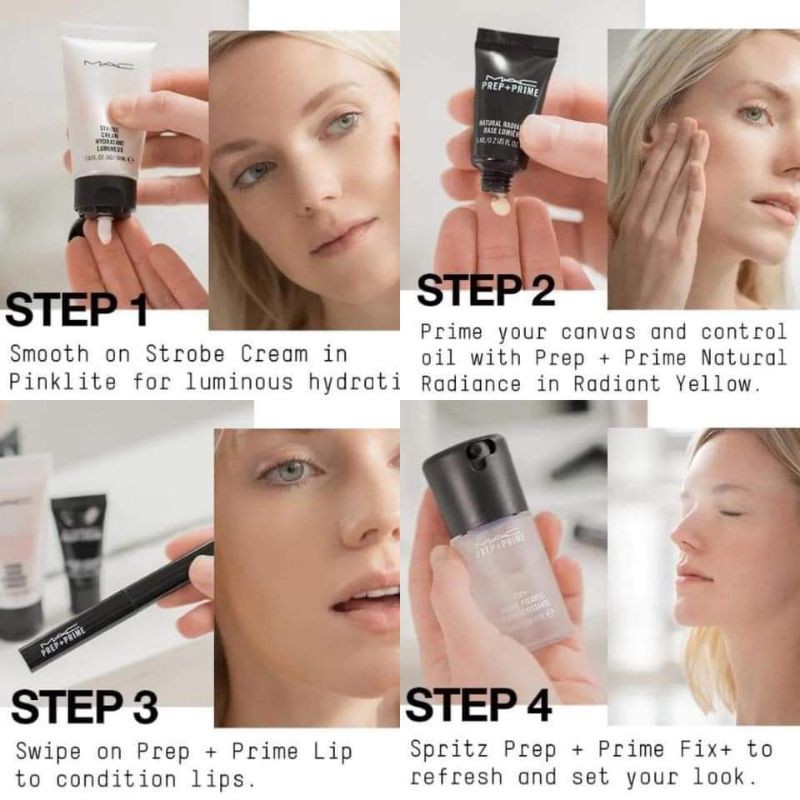 [BILL US] Set trang điểm Makeup MAC On the go Prep set | BigBuy360 - bigbuy360.vn