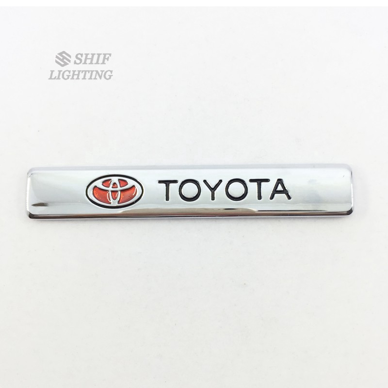 Logo Dán Toyota Bằng Kim Loại Trang Trí Xe Hơi