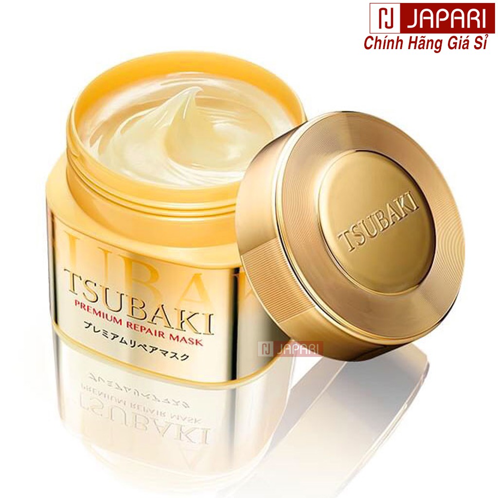 [ HÀNG NHẬT BẢN ] Mặt Nạ Tóc Tsubaki Phục Hồi Hư Tổn Tóc Tsubaki Premium Repair Mask 180g - Mỹ Phẩm Japari