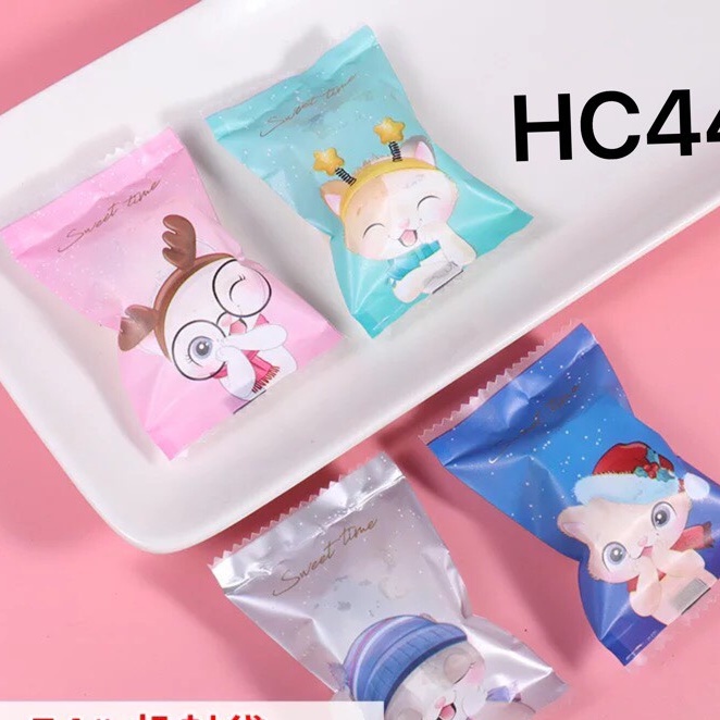 Túi đựng bánh quy/cookie/ trà hoa Sóc Siêu Quậy HC44 (100c)