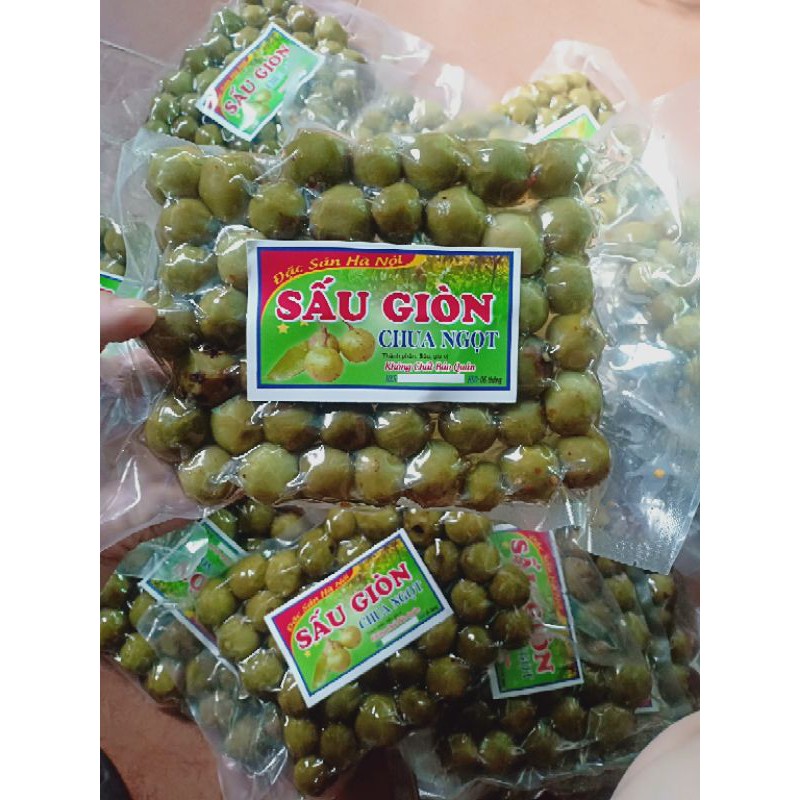 sấu giòn chua ngọt - sấu giòn cay gói 500g ( đặc sản Hà Nội) bao ngon từng quả | BigBuy360 - bigbuy360.vn