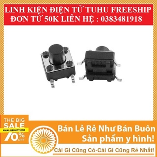 Nút nhấn nút bấm 4 Chân 6x6x5mm