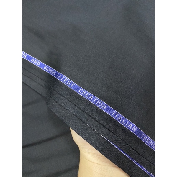 Vải Quần Tây Sợi Tre Bamboo Sợi Thiên Nhiên Kết Hợp Cùng Len Cừu - Vải Sợi Tre - Vải Len Cừu