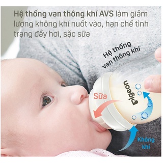 Bình sữa Pigeon T-Ester Plus – Chiếc Lá 200ml/300ml