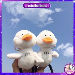 Móc Khóa Hình Vịt Bông Đáng Yêu Trang Trí Đa Dụng