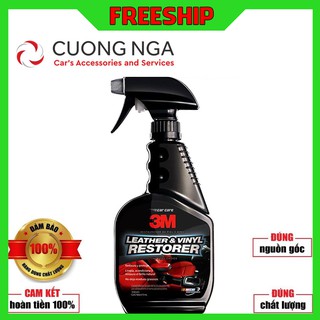💘FREESHIP💘 Dung dịch vệ sinh nội thất ô tô - bảo dưỡng chăm sóc ghế da, nhựa nội thất ô tô 3M Leather & Vinyl Restorer
