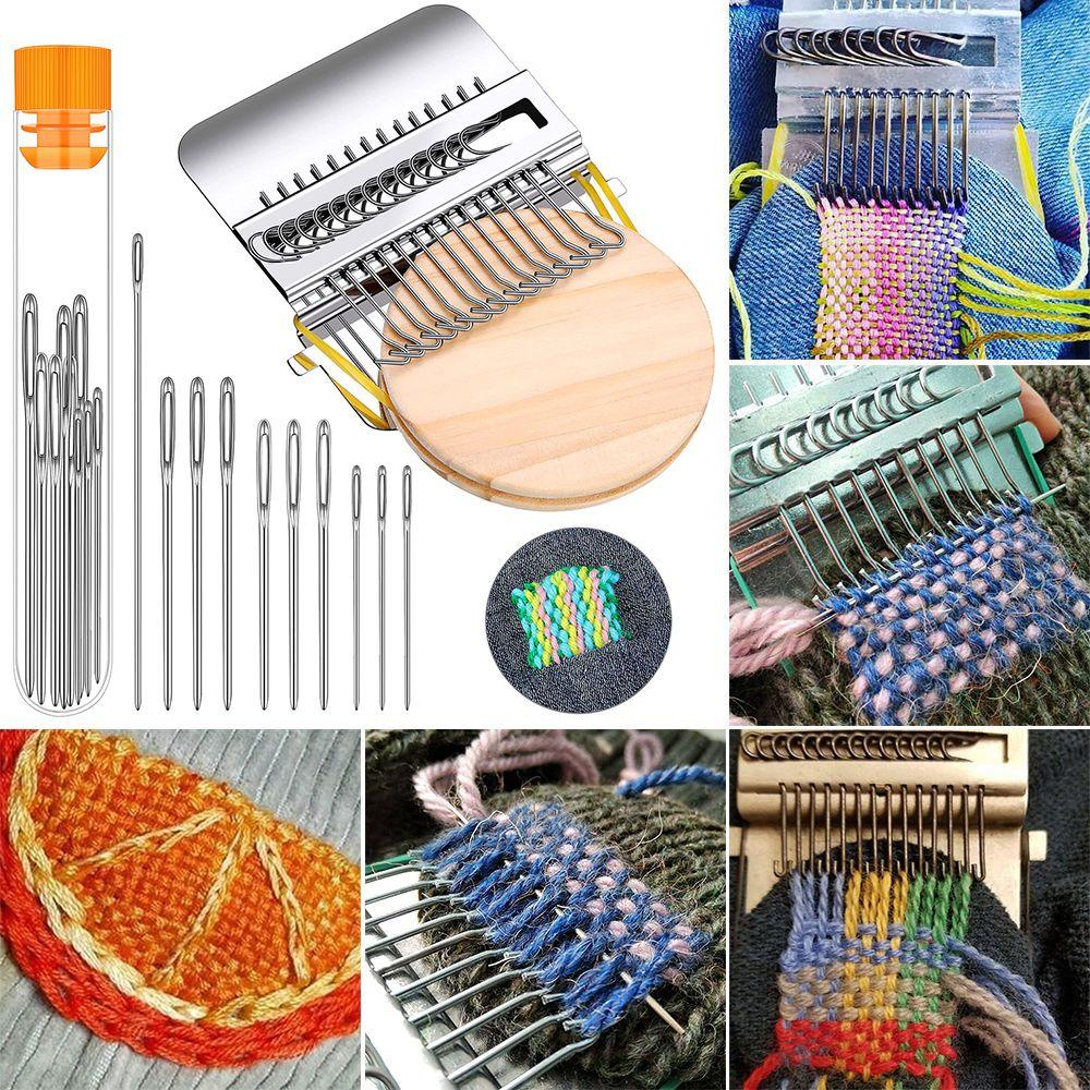 CHOOKEY Bộ Dụng Cụ May Vá Quần Áo Jean Bằng Gỗ DIY