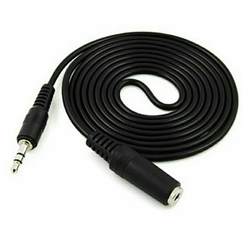 Dây cable audio nối dài jack 3,5mm (1 đầu đực, 1 đầu cái)