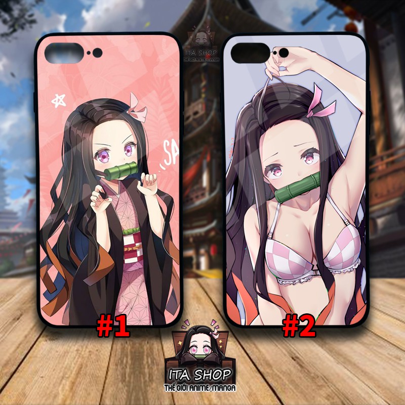Ốp lưng Kimetsu No Yaiba - Nezuko - Ốp Lưng Anime  I.phone 5s 6 6s 6s+ 7+8+ X Xs Xr 11 11 pro max 12 12 pro max
