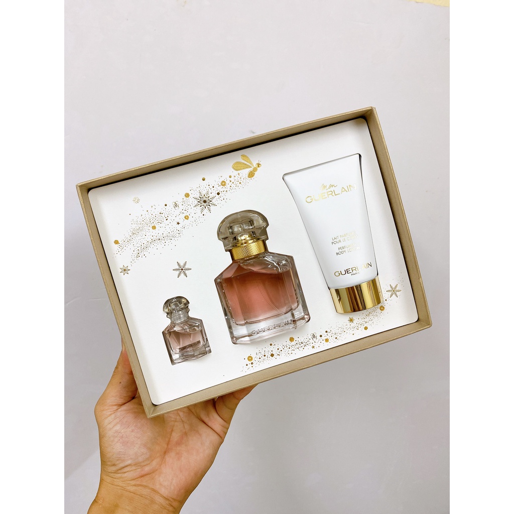 (Giảm 30%) Set nước hoa quà tặng Mon Guerlain eau de parfum