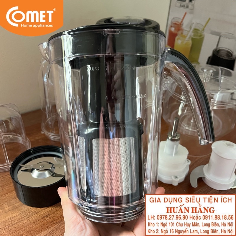 (CHÍNH HÃNG COMET) LINH KIỆN MÁY XAY SINH TỐ COMET CM9988 CM9989 CM9998