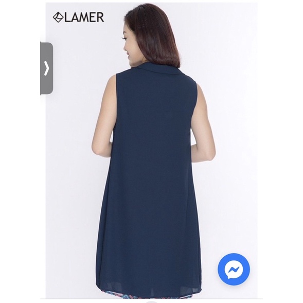 Lamer newtag áo khoác vest/ blazer  dáng ghi lê size M/ L nguyên tag