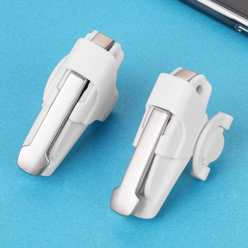 2Pcs Mobile Game Controller Gamepad Trigger Aim Button Joystick For Pubg