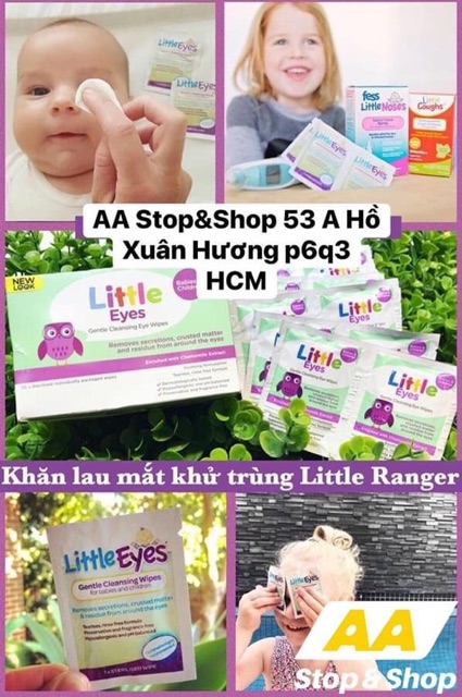 KHĂN LAU MẮT KHỬ TRÙNG CHUYÊN DỤNG CHO CON