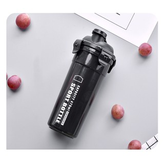 Bình nhựa đựng nước Sports Lock&Lock , 470ML Màu Đen HPL931NBK-PR