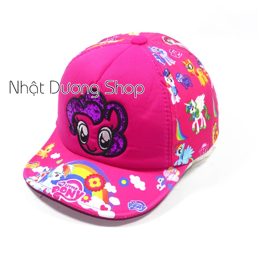 Nón kết trẻ em từ 1-3tuổi thêu con ngựa - Chất liệu Sam Sung kết hợp với vải Cotton tạo nên sự thoáng mát cho bé
