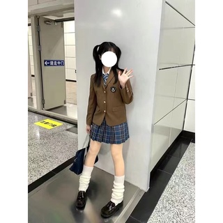 Áo khoác học sinh/ Áo blazer 3 màu nâu, đen, xám