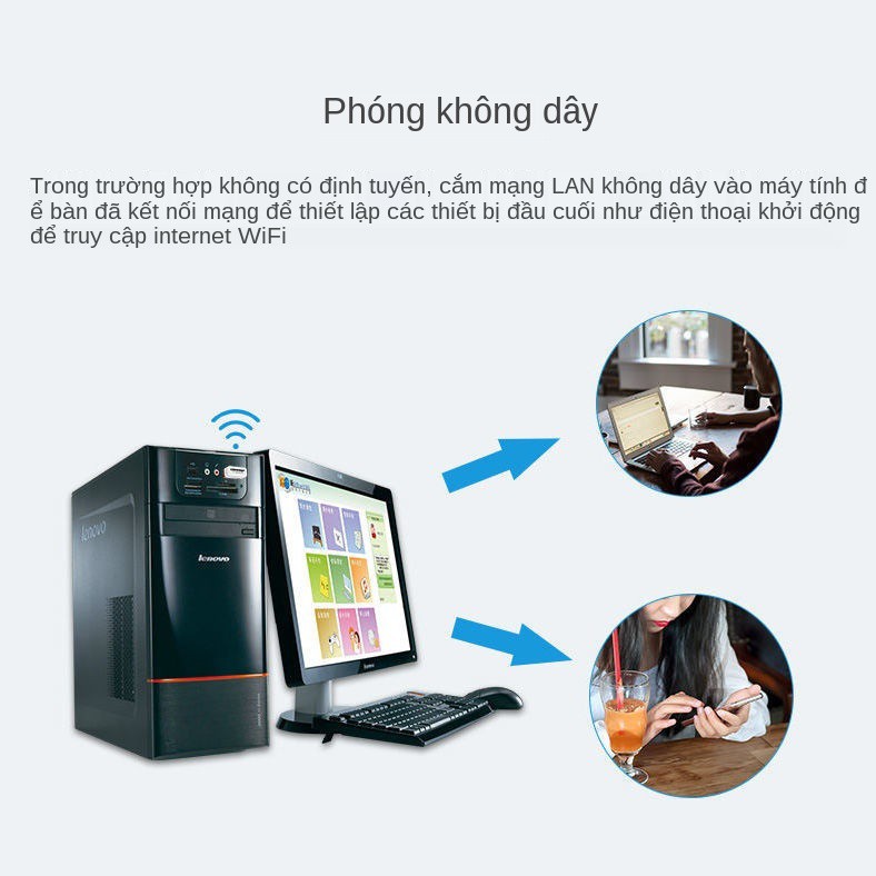 Không có trình điều khiển Thẻ mạng không dây USB máy tính xách tay máy tính nhận tín hiệu mạng bộ phát bên ngoài | BigBuy360 - bigbuy360.vn