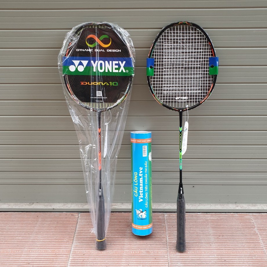 COMBO 2 VỢT CẦU LÔNG YONEX + 1 HỘP QUẢ CẦU LÔNG TVC