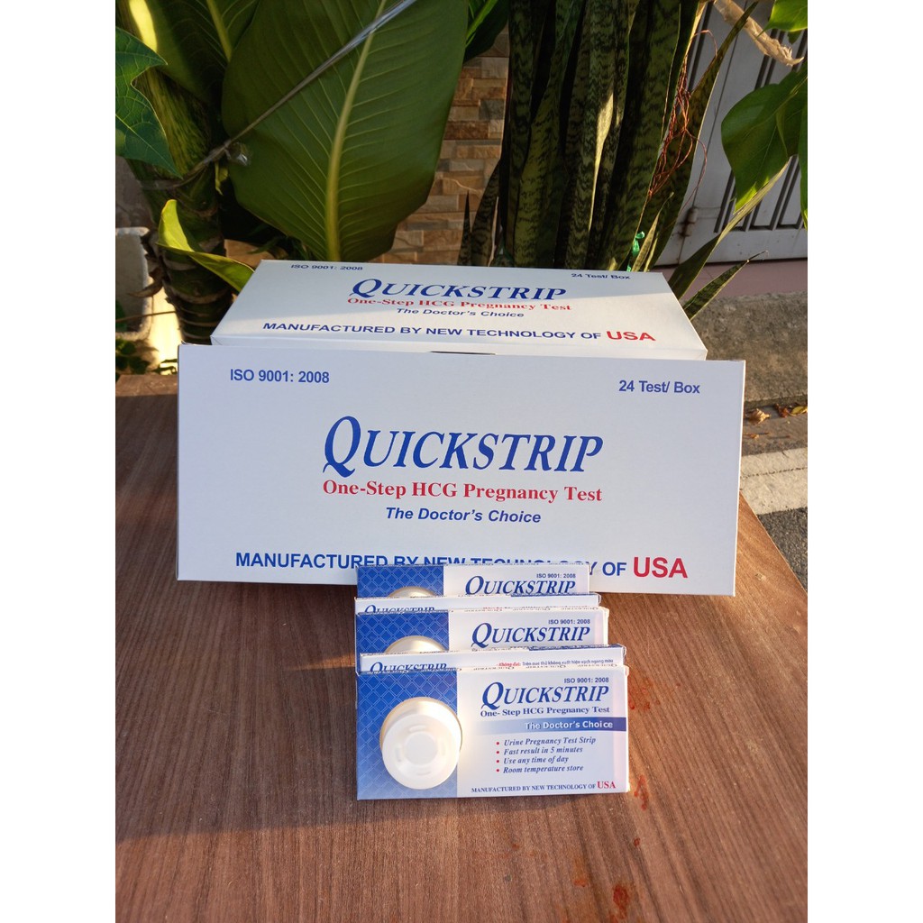 Que Thử Thai Quickstrip Combo 6 Que - Phát Hiện Thai Sớm