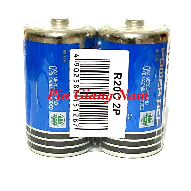 Pin D R20 Maxell Power ACE Blue Hàng Chính Hãng Xuất Xứ Indonesia Hộp 24 Viên